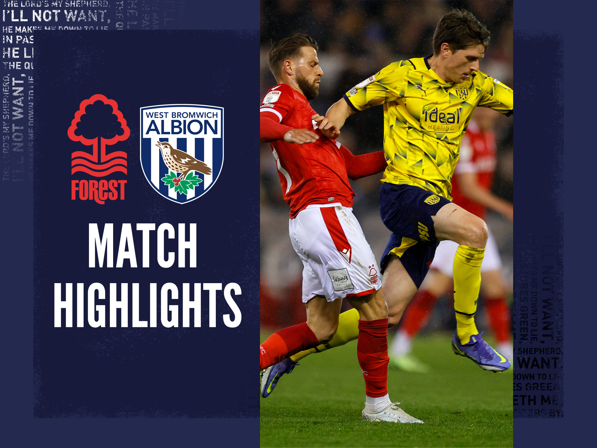 Nottingham Forest V Albion Match Highlights | West Bromwich Albion